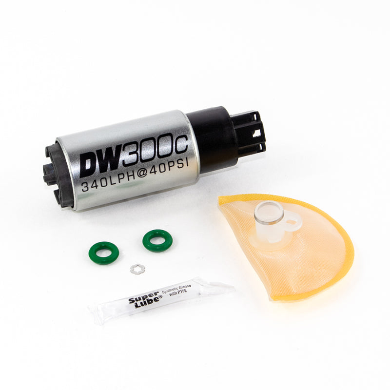 DeatschWerks 9-307-1008 340lph DW300C Compact Fuel Pump w/ 06-11 Civic Set Up Kit (w/o Mounting Clips)