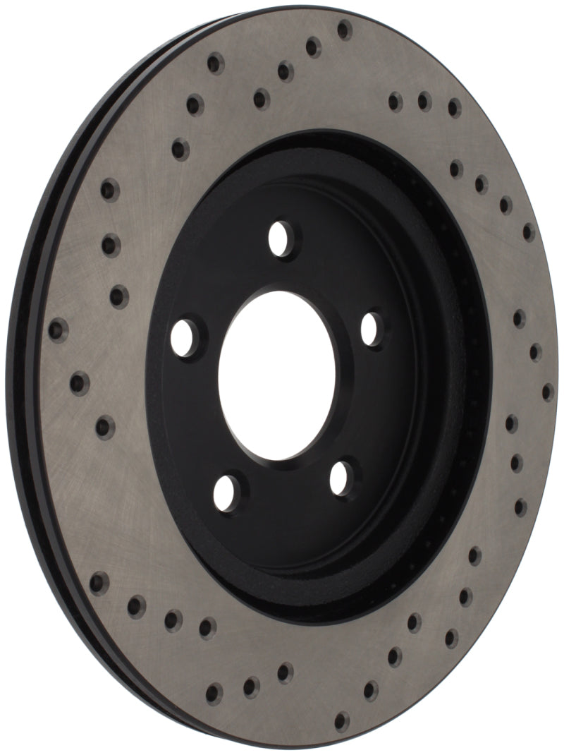 Stoptech 128.61087R StopTech 05-10 Ford Mustang V6/4.0L / GT V8/4.6L Cross Drilled Right Rear Rotor