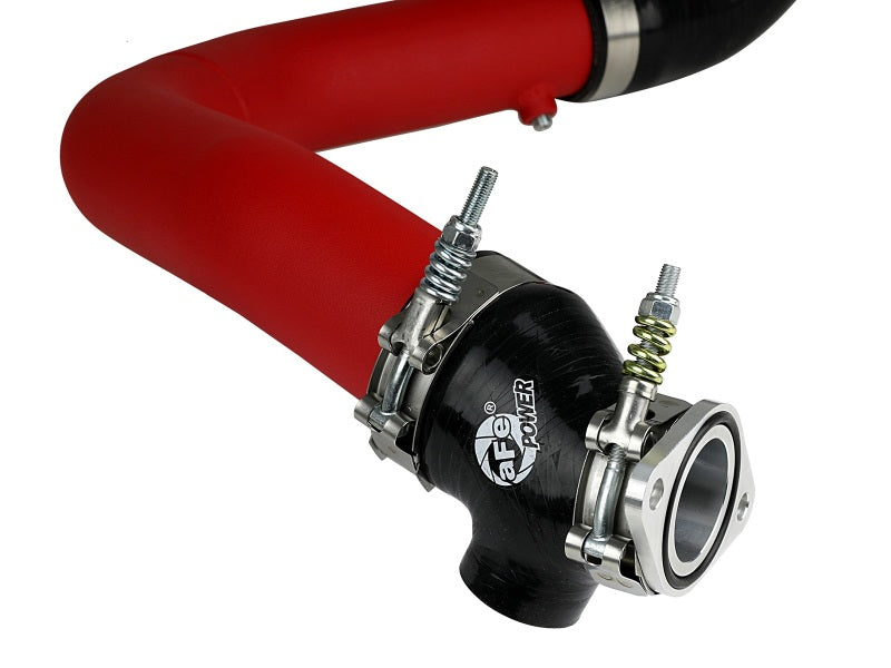 aFe 46-20378-R BladeRunner 2.5in Aluminium Hot Side Charge Pipe 15-20 Subaru WRX 2.0T - Red