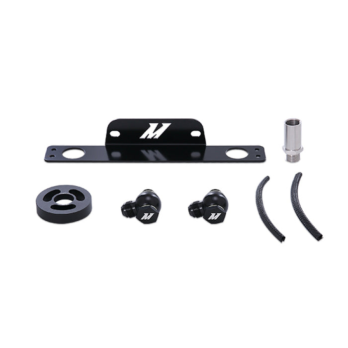 Mishimoto MMOC-CSS-10TSL 10-15 Chevrolet Camaro SS Thermostatic Oil Cooler Kit - Silver