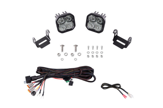 Diode Dynamics DD7184 2021 Ford Bronco Sport SS3 LED Ditch Light Kit - White Combo