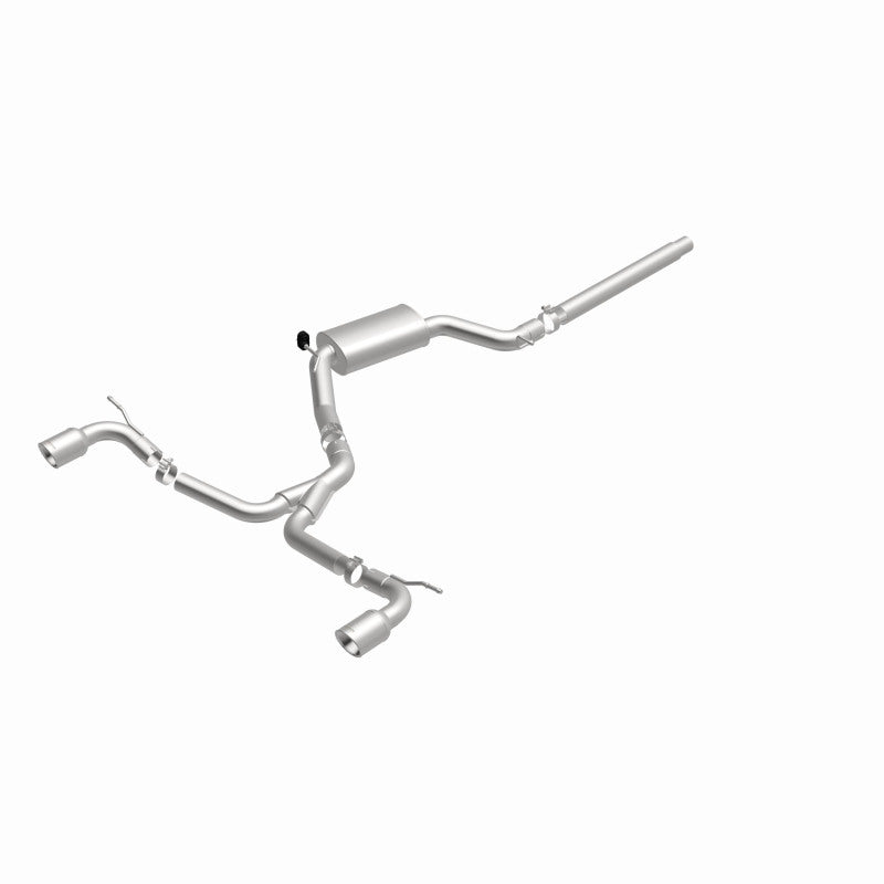 Magnaflow 15357 MagnaFlow SYS C/B Dual Split Rear Exit 4in Polished Tips 2015 VW GTI 2.0L Turbo