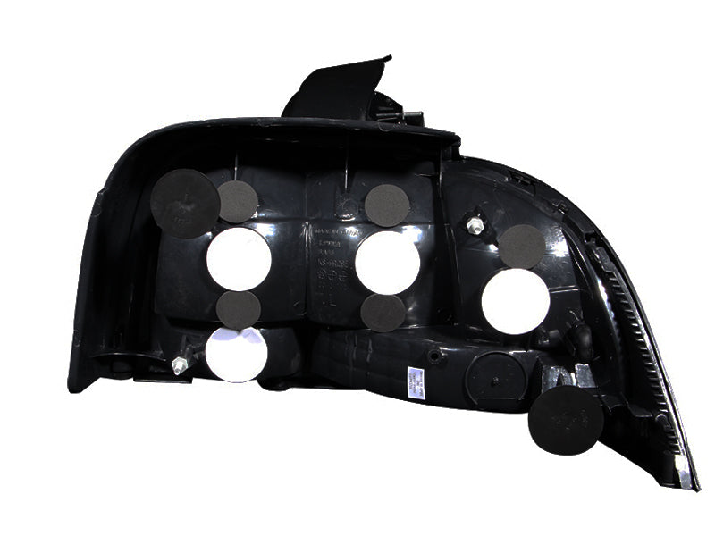 ANZO 221020 1994-1998 Ford Mustang Taillights Black