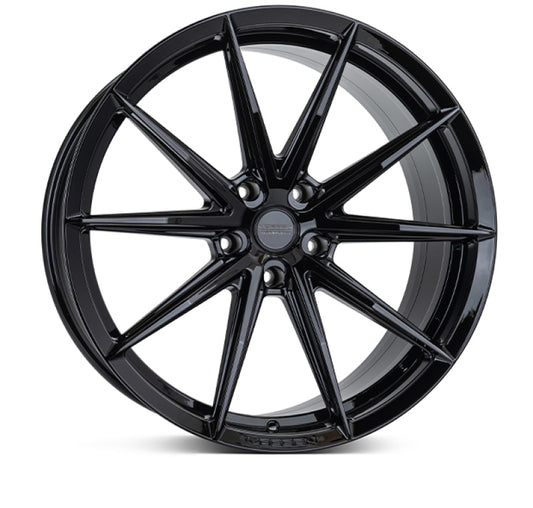 Vossen HFX2-2B43 HFX-2 22x10.5 / 5x120 / ET38 / Deep Face / 72.56 - Gloss Black Wheel