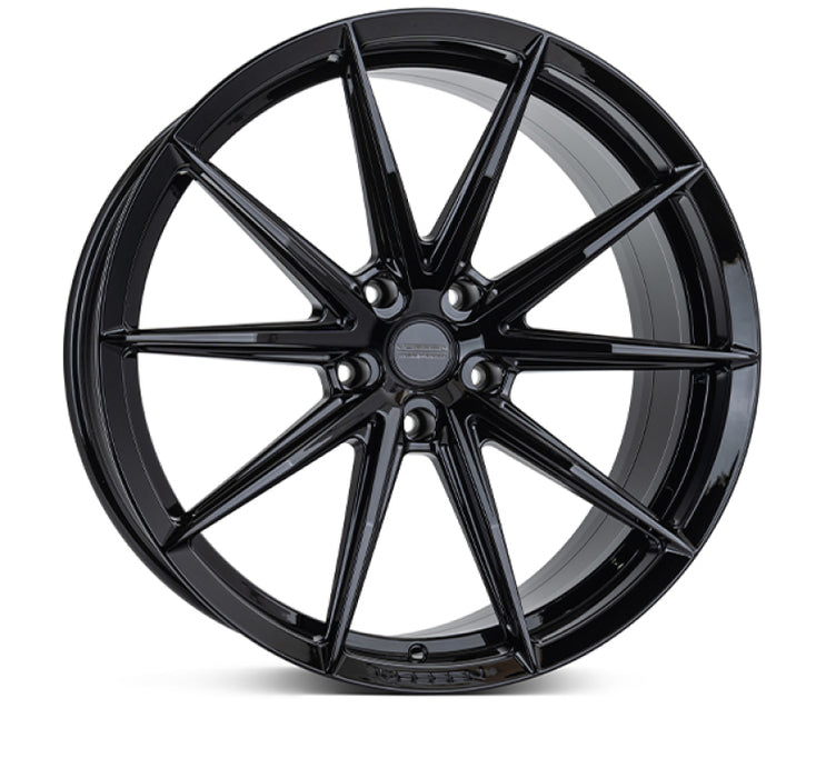 Vossen HFX2-2B43 HFX-2 22x10.5 / 5x120 / ET38 / Deep Face / 72.56 - Gloss Black Wheel