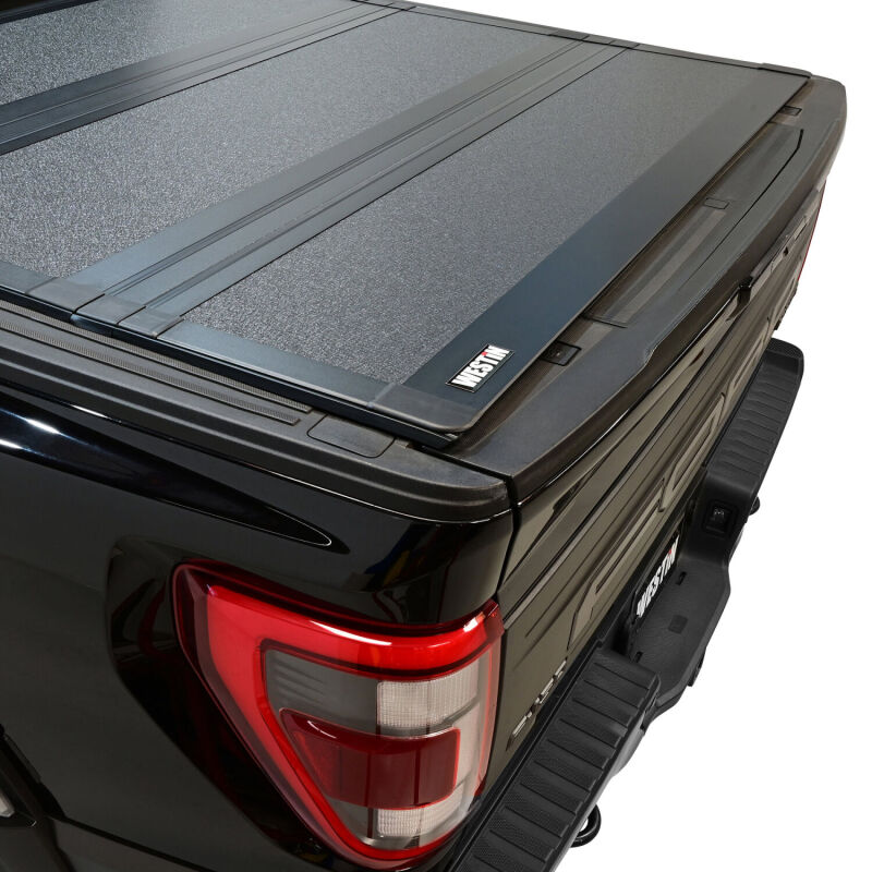 Westin 19-46355 15-25 Ford F-150 5ft. 7in. Bed Hard Tri-Fold Tonneau Cover - Black