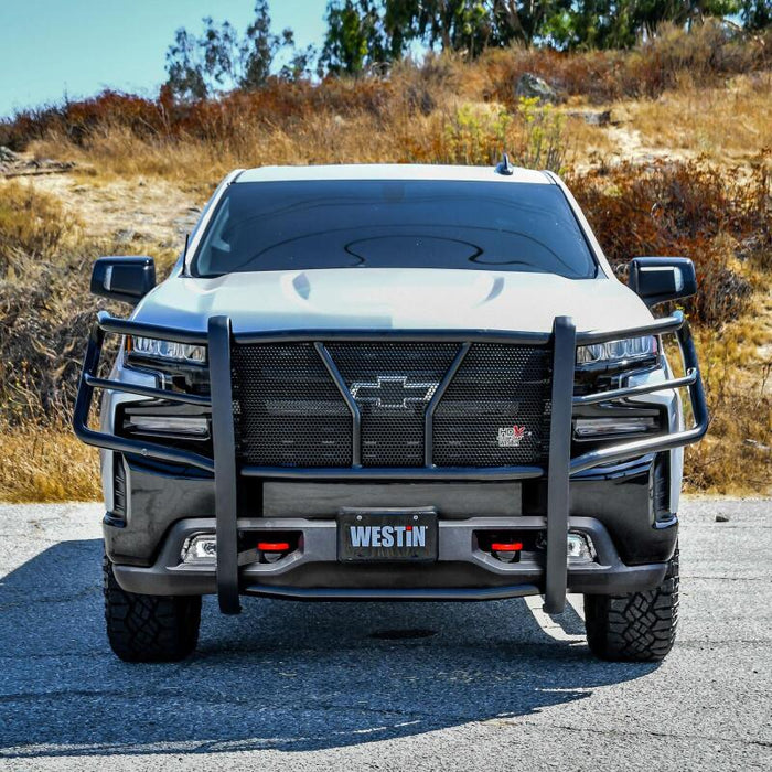 Westin 57-23955 19-21 Chevrolet Silverado 1500 HDX Modular Grille Guard - Black
