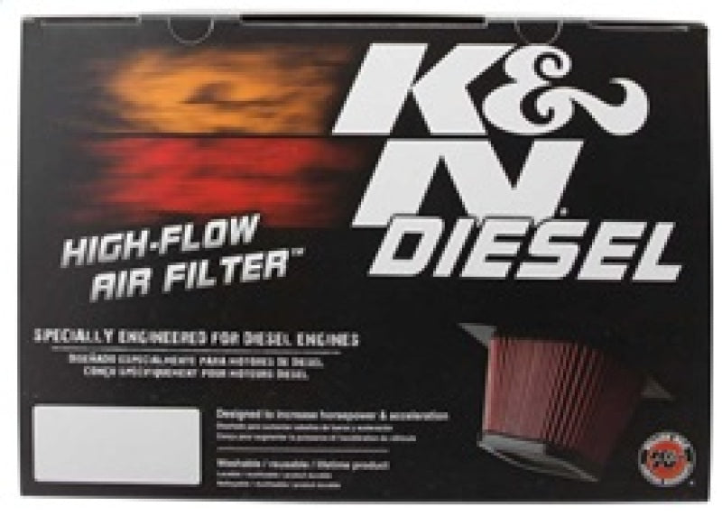 K&N Engineering E-0785 K&N 08-10 Ford F250 Super Duty 6.4L Drop In Air Filter