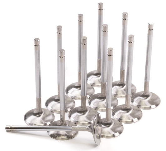 GSC Power Division 2144-12 GSC P-D Nissan RB26DETT 35.65mm Head +1mm OS 102.4mm Long Intake Valve - Set of 12