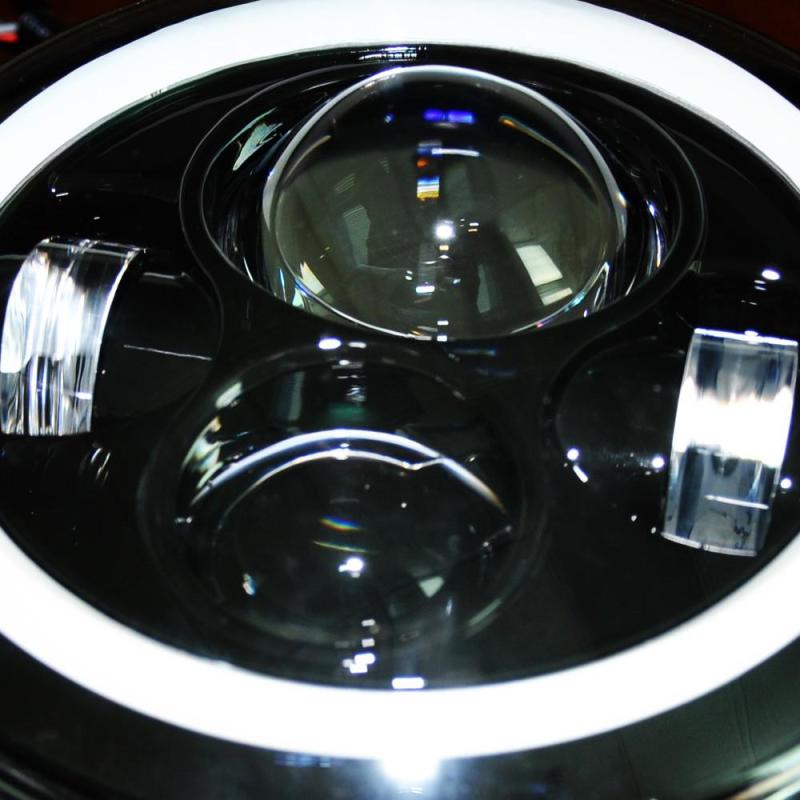 DV8 Offroad HL7JK-01 07-18 Jeep Wrangler JK LED Projector Headlights