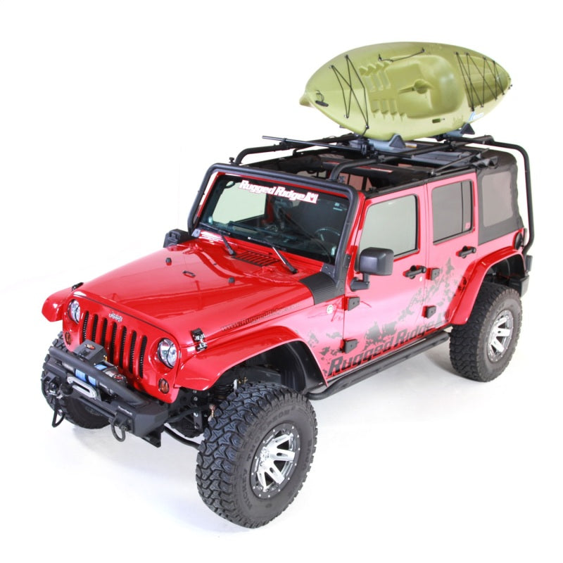 Rugged Ridge 11703.02 Roof Rack 07-18 Jeep 4-Door Jeep Wrangler