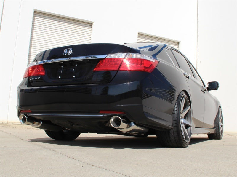 aFe 49-36605 Takeda Exhaust 304SS Dual Cat-Back w/ Polished Tips 13-17 Honda Accord LX/EX/EX-L Sedan L4 2.4L