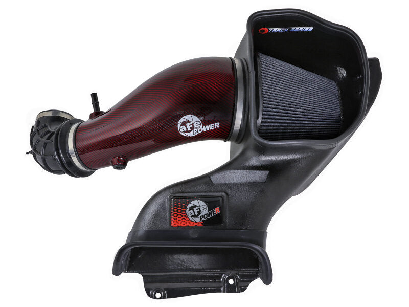 aFe 57-10030KR 23-24 Ford F150 Raptor R Supercharged Red Carbon Track Series Air Intake w/ P5R Filter (MOQ 24)