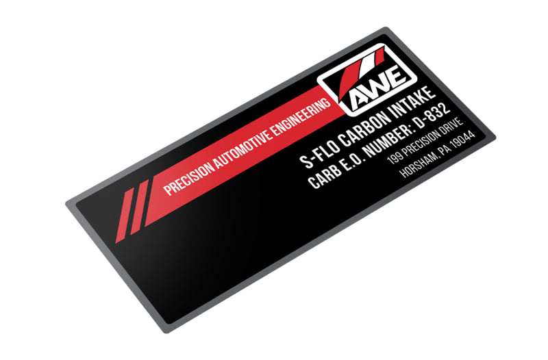AWE Tuning 2660-15012 Audi C7 RS6 / RS7 4.0T S-FLO Carbon Intake V2