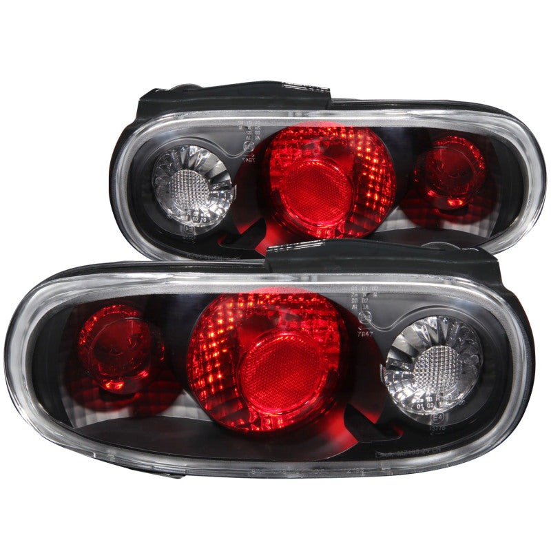 ANZO 221077 1990-1997 Mazda Miata Taillights Black