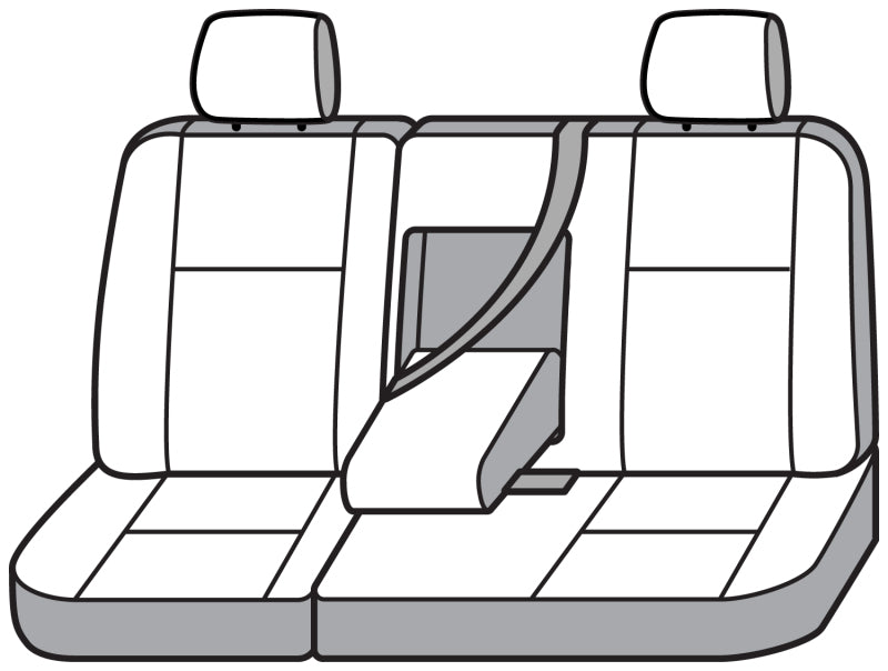 Covercraft SS8375PCCH 07-13 GMC Sierra/Silverado Polycotton SeatSaver Custom Second Row Seat Covers - Charcoal