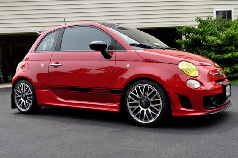 Rally Armor MF25-UR-RD/WH 12-18 Fiat 500 Red Mud Flap w/White Logo