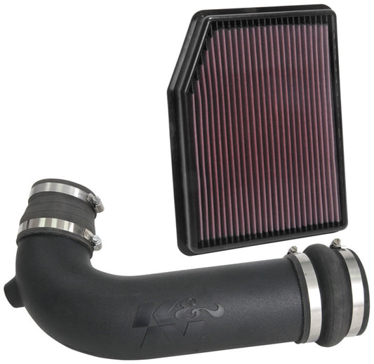 K&N Engineering 63-3116 K&N 19-20 Chevrolet Silverado V6-4.3L AirCharger Performance Intake Kit