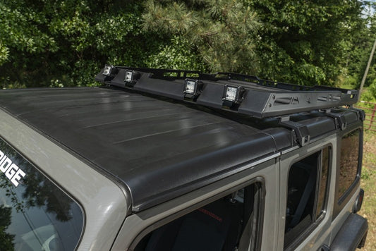 Rugged Ridge 11703.04 Roof Rack with Basket 18-20 Jeep Wrangler JL 4Dr Hardtops
