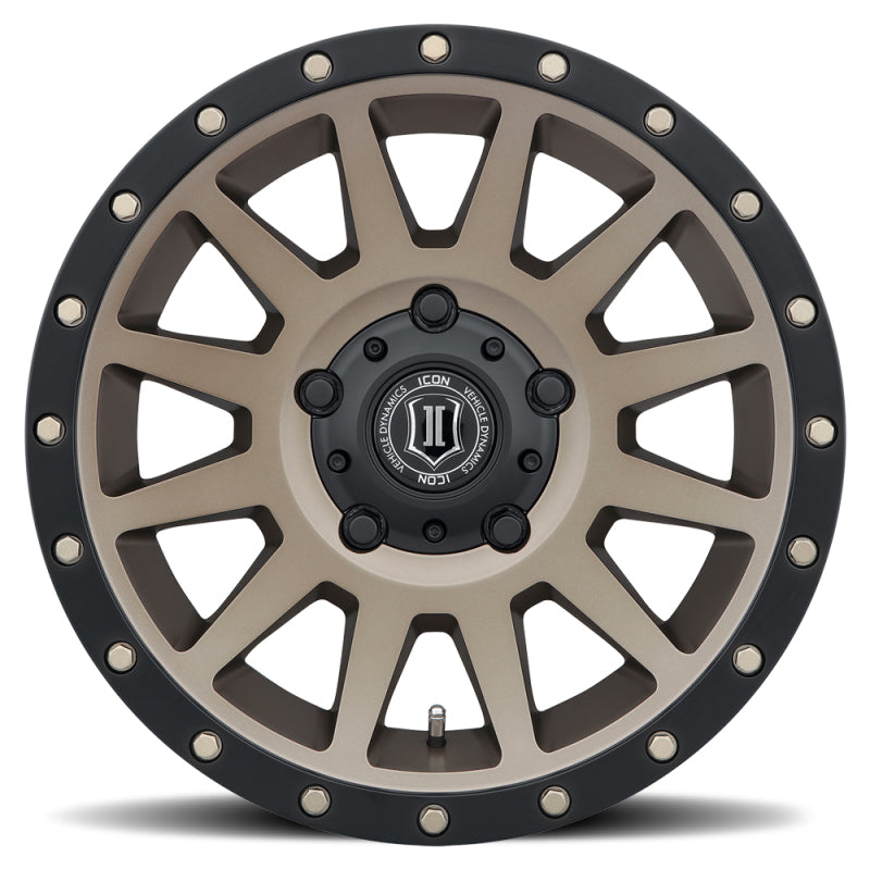 ICON 2017855557BR Compression 17x8.5 5x150 25mm Offset 5.75in BS 110.1mm Bore Bronze Wheel
