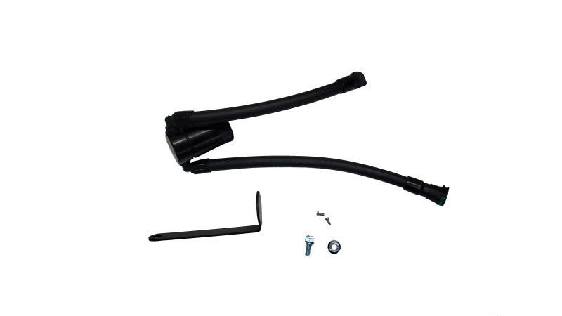 J&L 3097P-B 23-25 Ford F-150 Raptor R Oil Separator 3.0 Passenger Side - Black Anodized