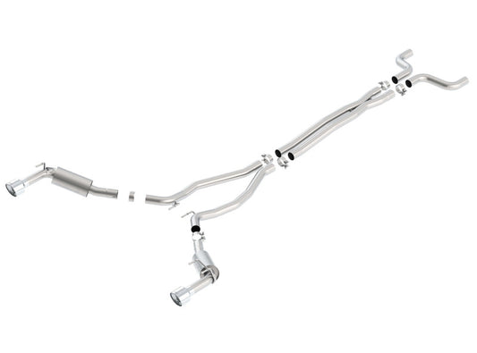 Borla 140530 14-15 Chevy Camaro SS 6.2L V8 Single Split Rear Exit S-Type Catback Exhaust