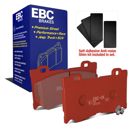 EBC DP31823C 08-13 Infiniti FX50 5.0 Redstuff Front Brake Pads