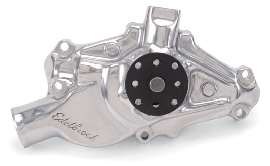 Edelbrock EDE8820 SBC Water Pump - Short Polished