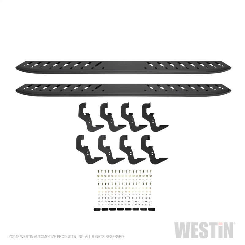 Westin 28-81275 2019 Chevrolet Silverado/Sierra 1500 Crew Cab Thrasher Running Boards - Textured Black