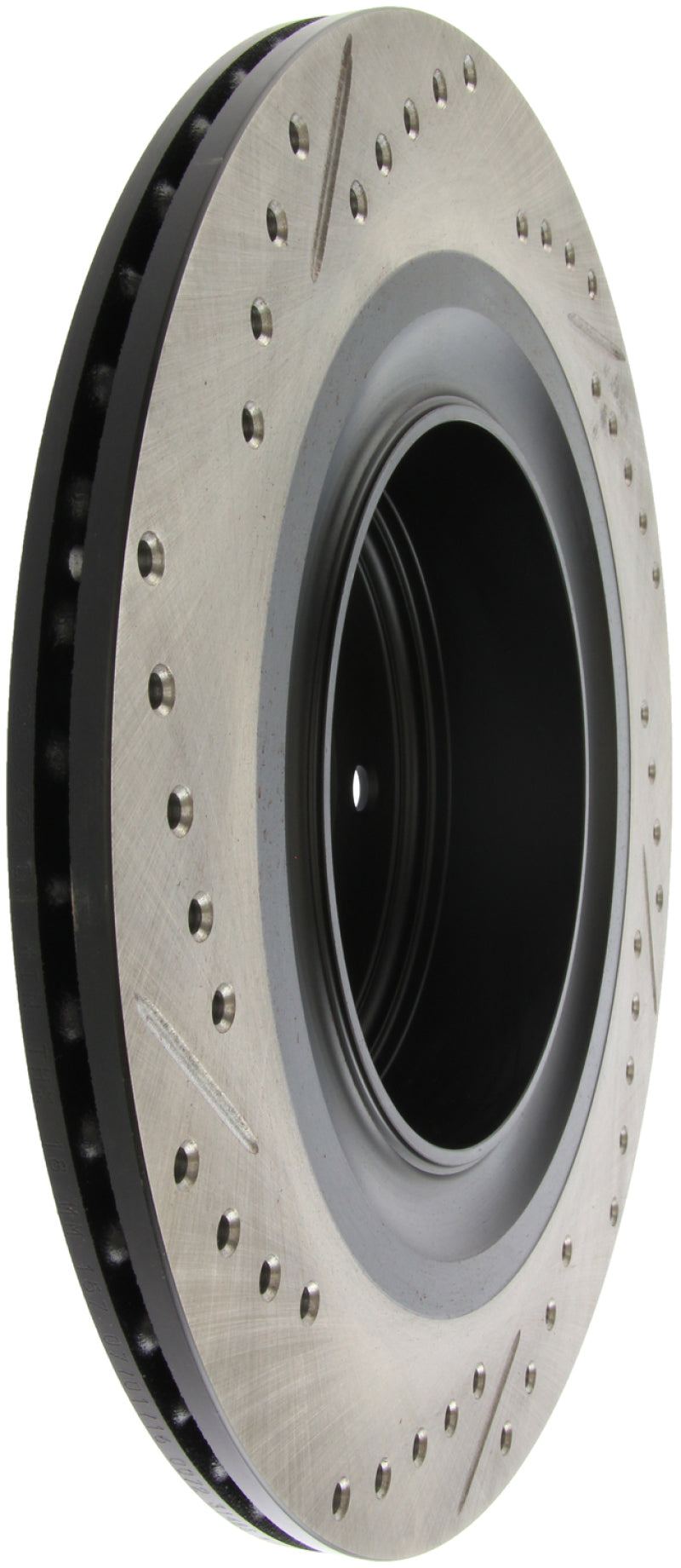 Stoptech 127.42101L StopTech Infiniti G37 / Nissan 370Z SportStop Slotted & Drilled Rear Left Rotor