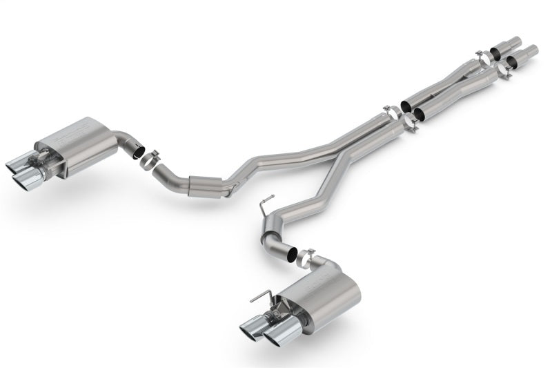 Borla 140742 2018 Ford Mustang GT 5.0L AT/MT 3in S-Type Catback Exhaust w/ Valves