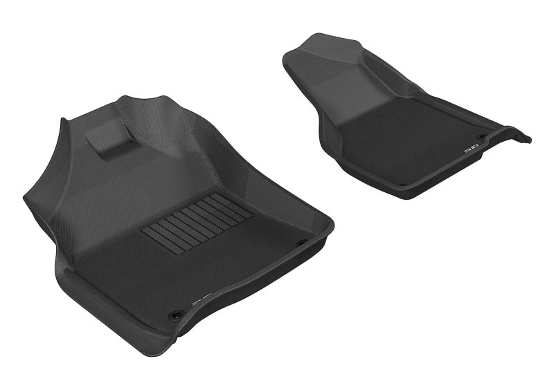 3D MAXpider L1DG02011509 2012-2020 Dodge RAM 1500 Crew/2500/3500 Crew/Mega Kagu 1st Row Floormat - Black