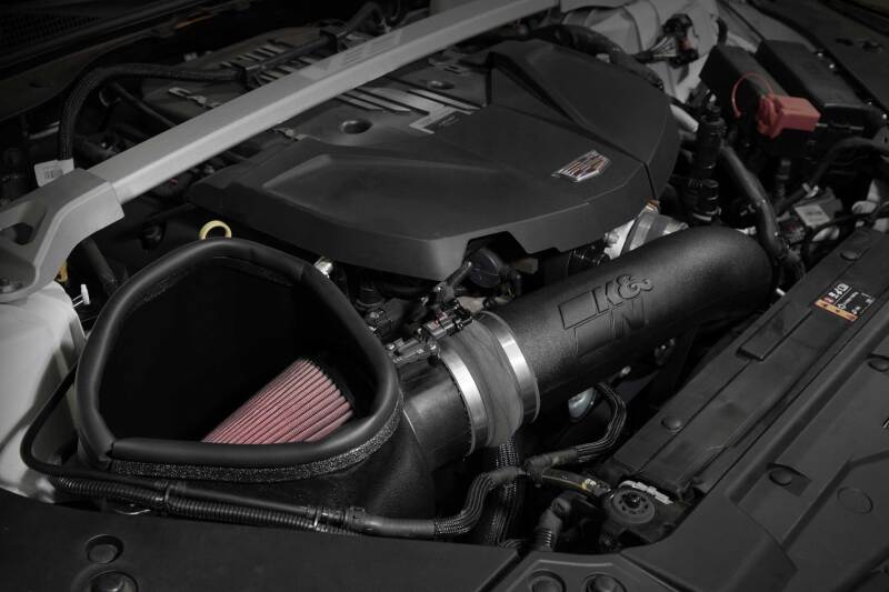 K&N Engineering 63-3121 K&N 22-24 Cadillac CT5 6.2L V8 Performance Air Intake System