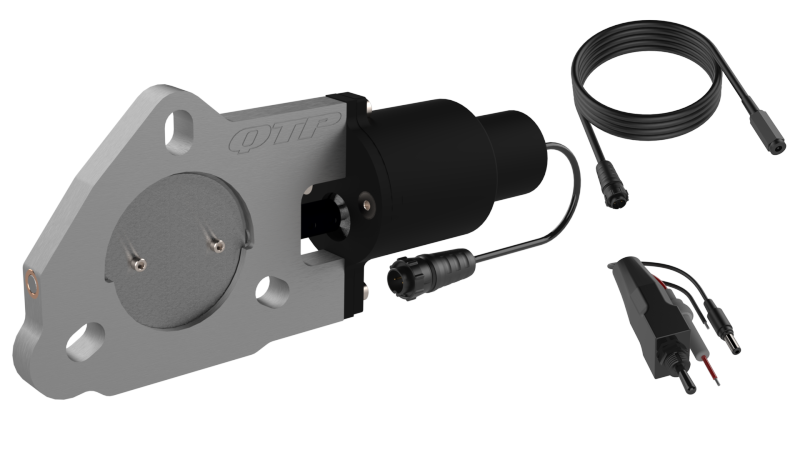 QTP QTEC225 2.25in Bolt-On QTEC Electric Cutout Valve - Single