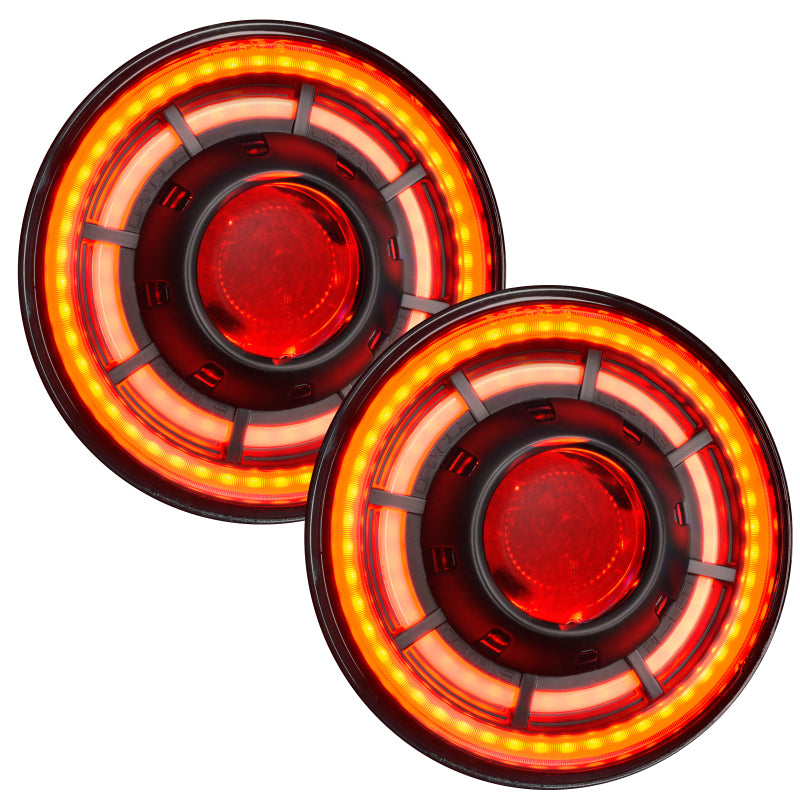 ORACLE Lighting 5876-334 0718 Jeep Wrangler JK Oculus 7in ColorSHIFT Bi-LED Projector Headlights