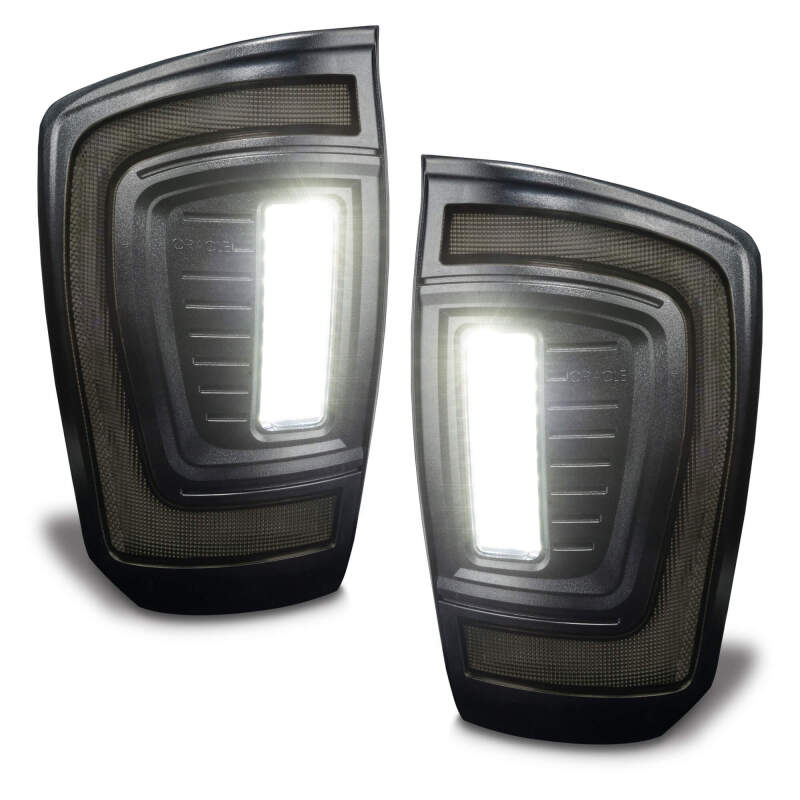 ORACLE Lighting 5911-504-T Oracle Lighting 16-23 Gen 3 Toyota Tacoma Black Series Flush Style LED Tail Lights