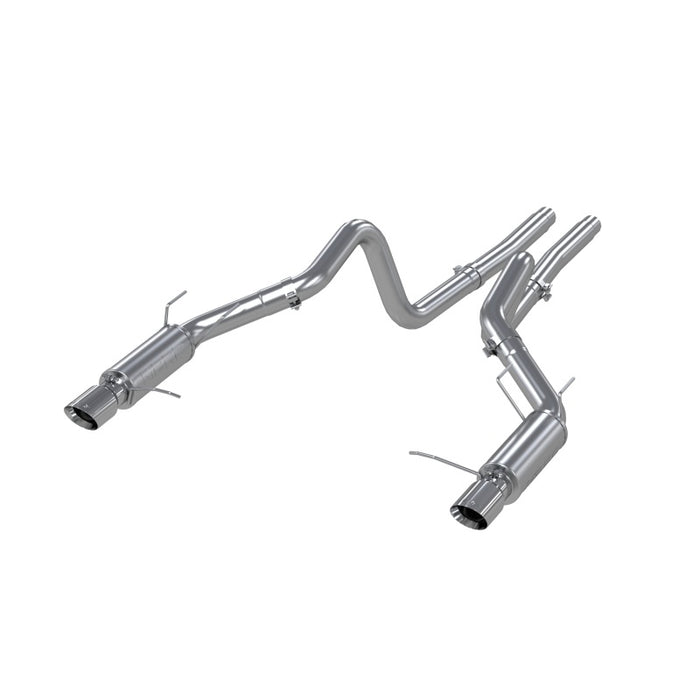MBRP S7264409 11-14 Ford Mustang GT 5.0L Dual Split Rear Race Version T409 3in Cat Back Exhaust System