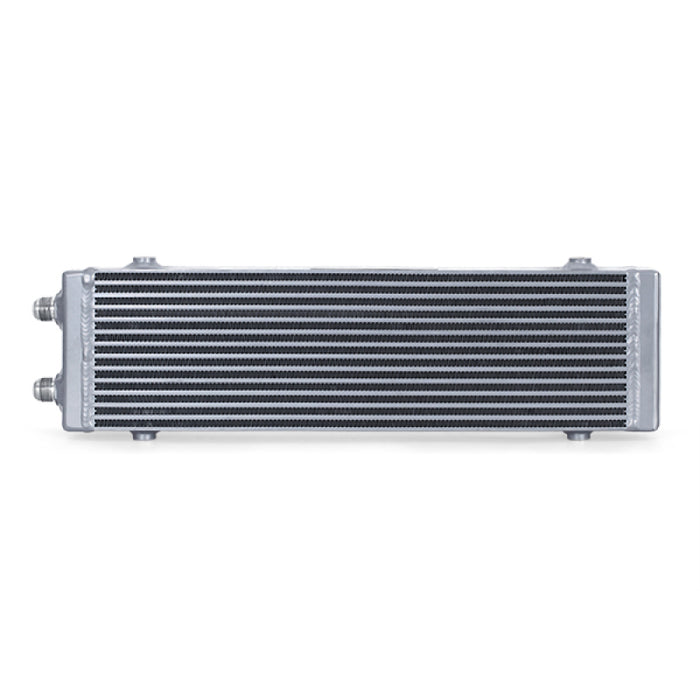 Mishimoto MMOC-DP-LSL Universal Large Bar and Plate Dual Pass Silver Oil Cooler
