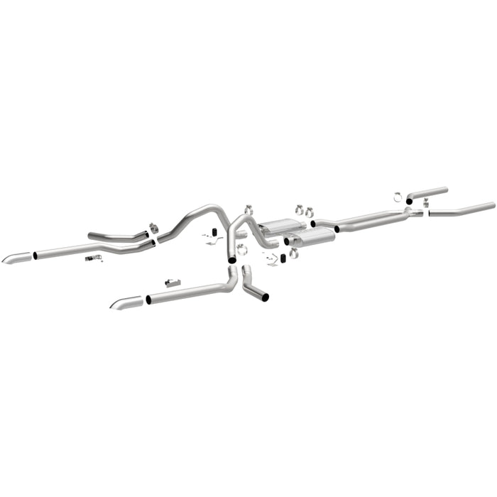 Magnaflow Perf Exhaust MAG15165 65-69 Crossmember Back Exhaust System 2.5in