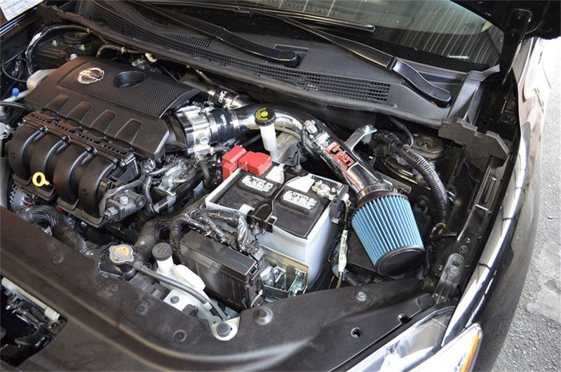Injen SP1970BLK 13-19 Nissan Sentra 4 Cylinder 1.8L w/ MR Tech and Air Fusion Black Short RAM Intake