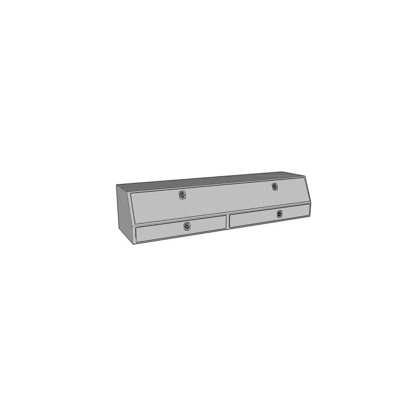 Westin 80-TBS200-60-BD /Brute Contractor TopSider 60in w/ Drawers & Doors - Aluminum