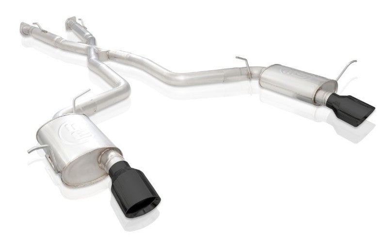 Stainless Works DUR18CBR-B 18-19 Dodge Durango 6.4L Redline Catback Exhaust w/ Black Tips