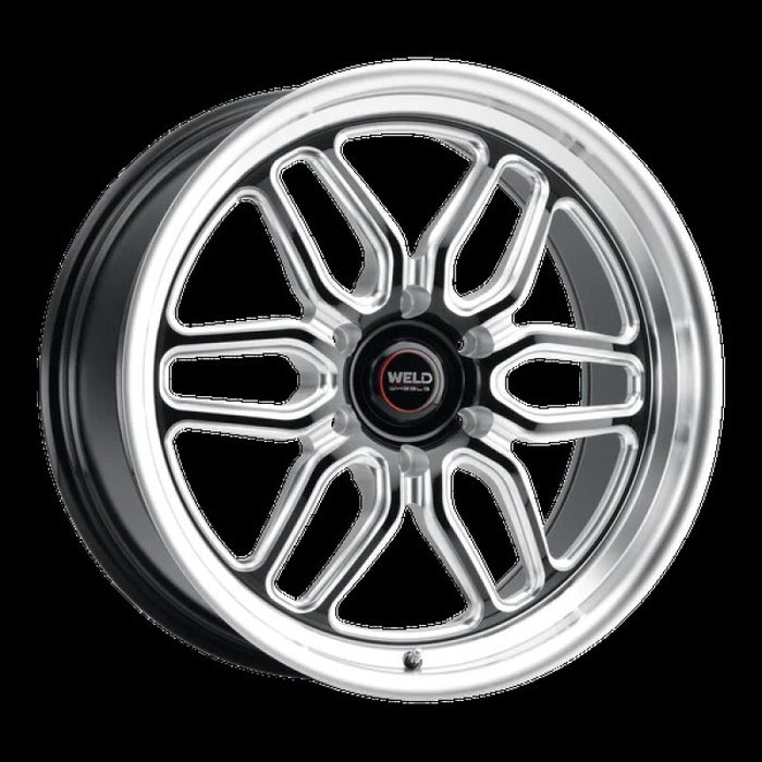 Weld S15300089P38 Racing 20x10 Laguna 6 Drag 6x135 ET38 BS7.00 Gloss BLK MIL DIA 87.1