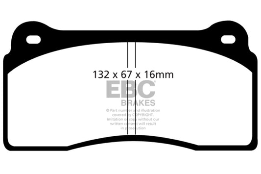 EBC DP31110C 99-03 Aston Martin DB7 5.9 Redstuff Front Brake Pads