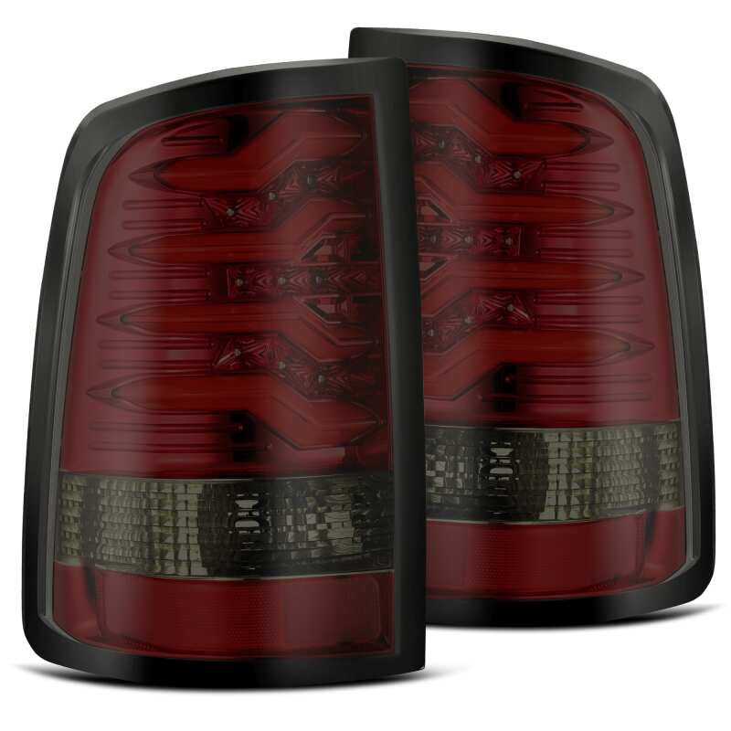AlphaRex 640020 09-18 Dodge RAM 1500 PRO-Series LED Tail Lights Red Smoke