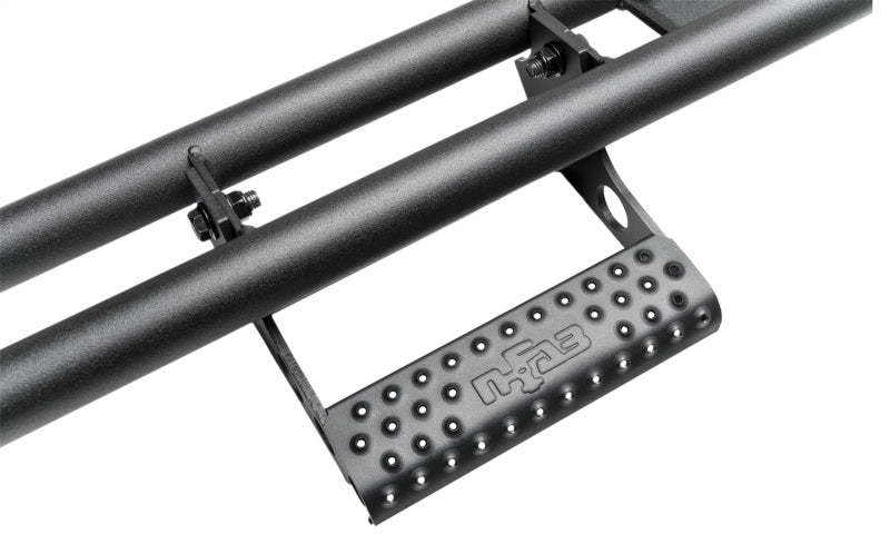 N-Fab F214BRKRS4 RKR Step System 2021 Ford Bronco 4 Door - Tex. Black - 1.75in