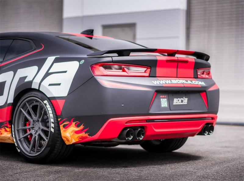 Borla 11925CF 2016-2017 Chevy Camaro V8 SS AT/MT ATAK Rear Section Exhaust with Dual Mode Valves
