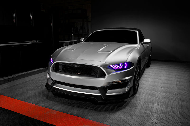 ORACLE Lighting 1446-332 Oracle 18-21 Ford Mustang Dynamic DRL w/ Halo Kit & Sequential Turn Signal - ColorSHIFT SEE WARRANTY