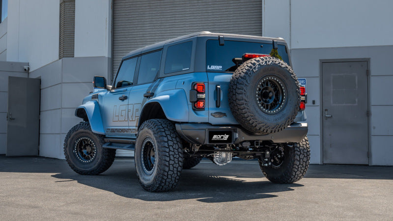 Borla 140934CB 22-24 Ford Bronco Raptor V6 Turbo AT 2WD / 4WD ATAK Catback Exhaust w/ 4in Black Coated Tips