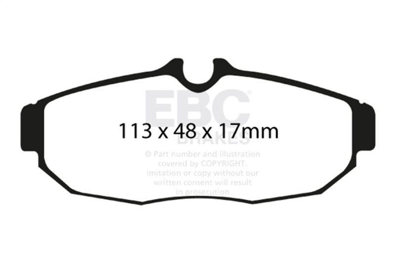 EBC DP41741R 05-10 Ford Mustang 4.0 Yellowstuff Rear Brake Pads